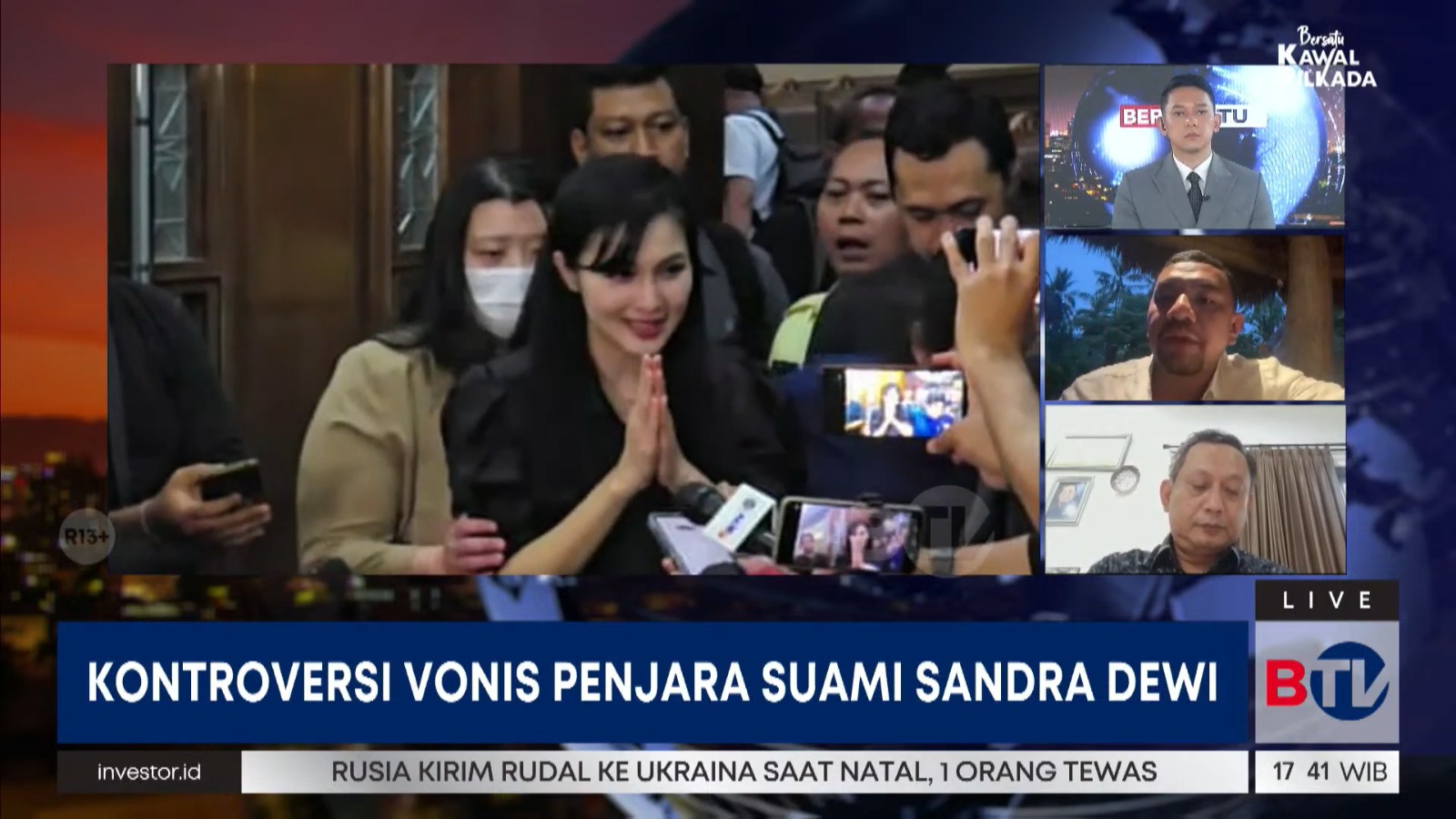 Beritasatu Utama - Kontroversi Vonis Penjara Suami Sandra Dewi